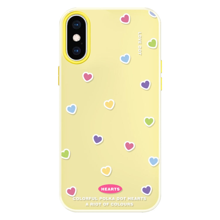 For iPhone XS Max Skin Feeling Jelly TPU Hybrid PC Phone Case