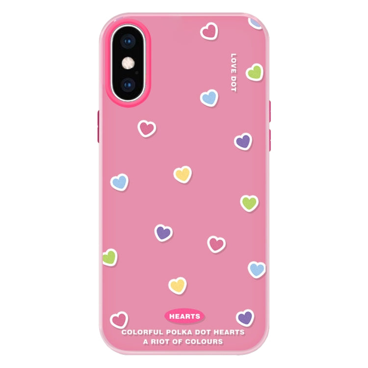 For iPhone XS Max Skin Feeling Jelly TPU Hybrid PC Phone Case