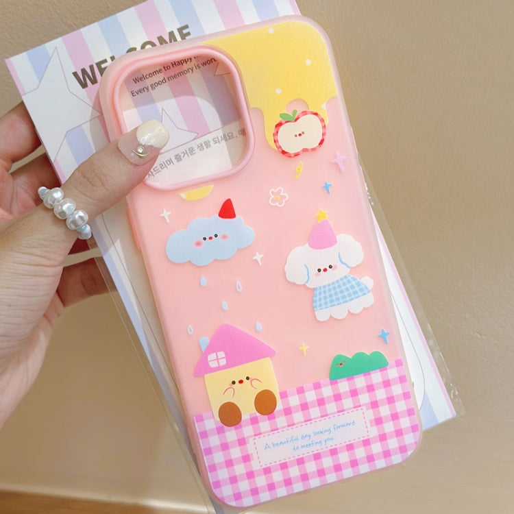 For iPhone 13 Pro Skin Feeling Jelly TPU Hybrid PC Phone Case