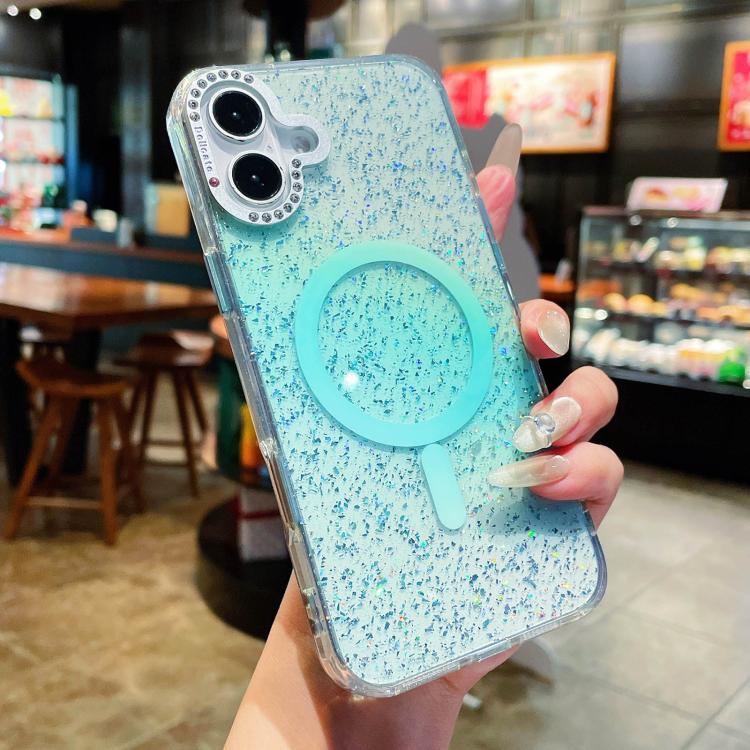 For iPhone 17 Blink Series Metal Lens Frame MagSafe Magnetic IMD Phone Case