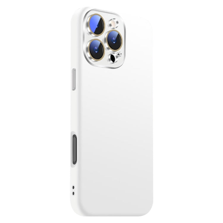 For iPhone 16 Pro Max Nano Lens Cover Liquid Silicone Phone Case