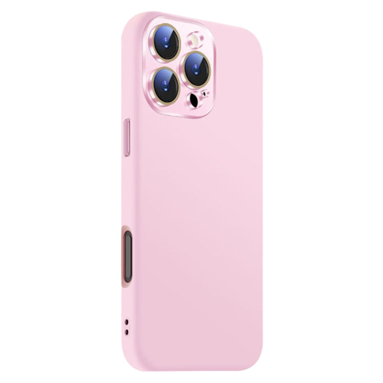 For iPhone 16 Pro Max Nano Lens Cover Liquid Silicone Phone Case