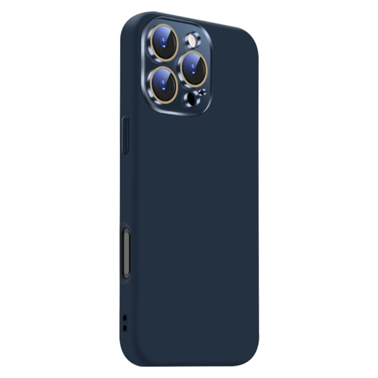 For iPhone 16 Pro Max Nano Lens Cover Liquid Silicone Phone Case