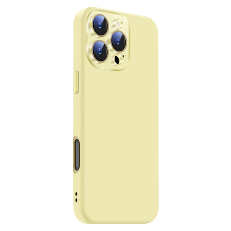 For iPhone 16 Pro Max Nano Lens Cover Liquid Silicone Phone Case