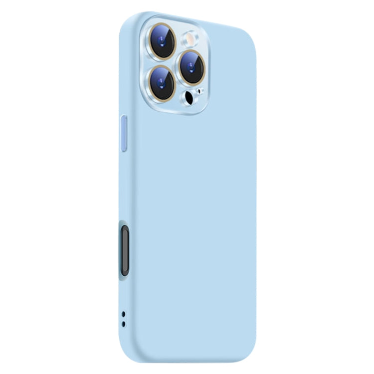 For iPhone 16 Pro Max Nano Lens Cover Liquid Silicone Phone Case