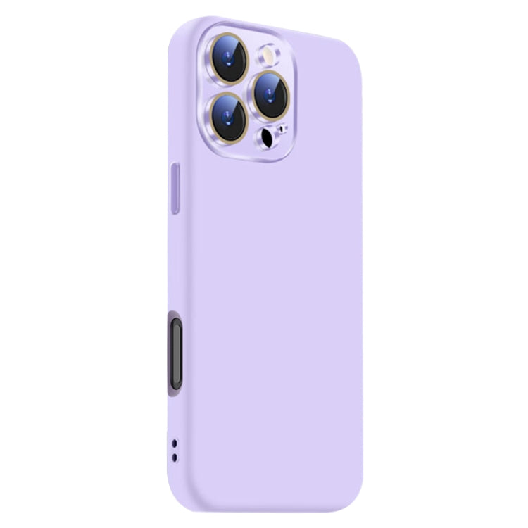 For iPhone 16 Pro Max Nano Lens Cover Liquid Silicone Phone Case