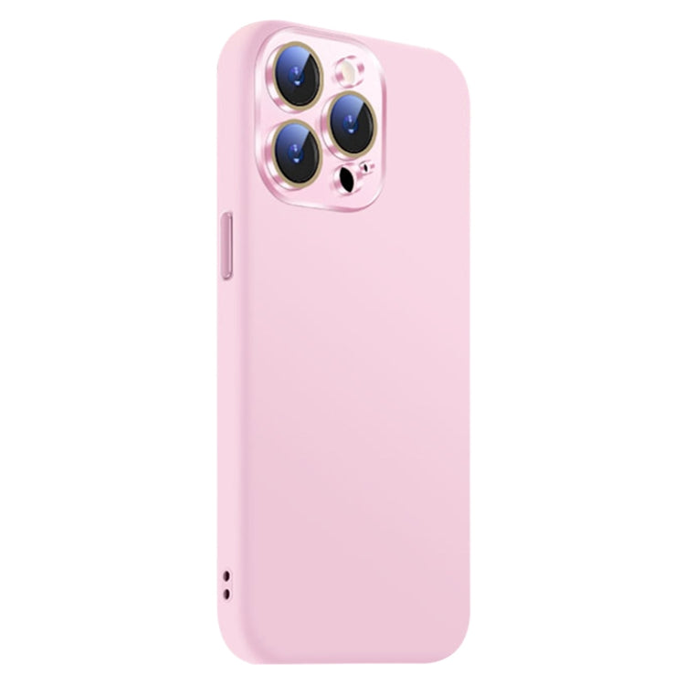For iPhone 15 Pro Max Nano Lens Cover Liquid Silicone Phone Case