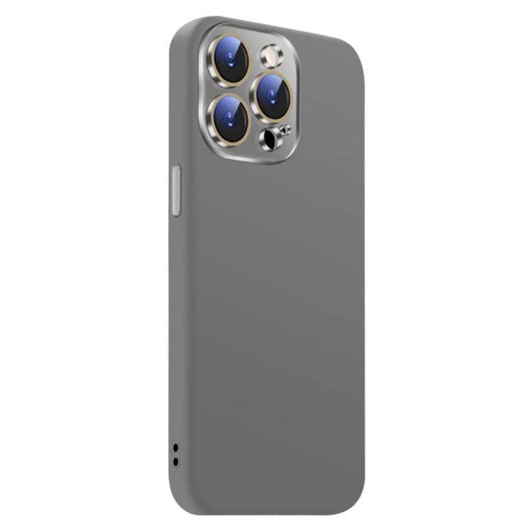 For iPhone 15 Pro Nano Lens Cover Liquid Silicone Phone Case