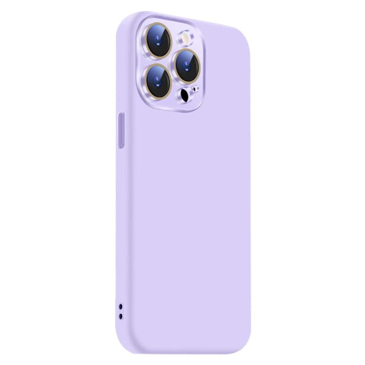 For iPhone 15 Pro Nano Lens Cover Liquid Silicone Phone Case