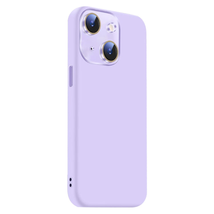 For iPhone 15 Plus Nano Lens Cover Liquid Silicone Phone Case