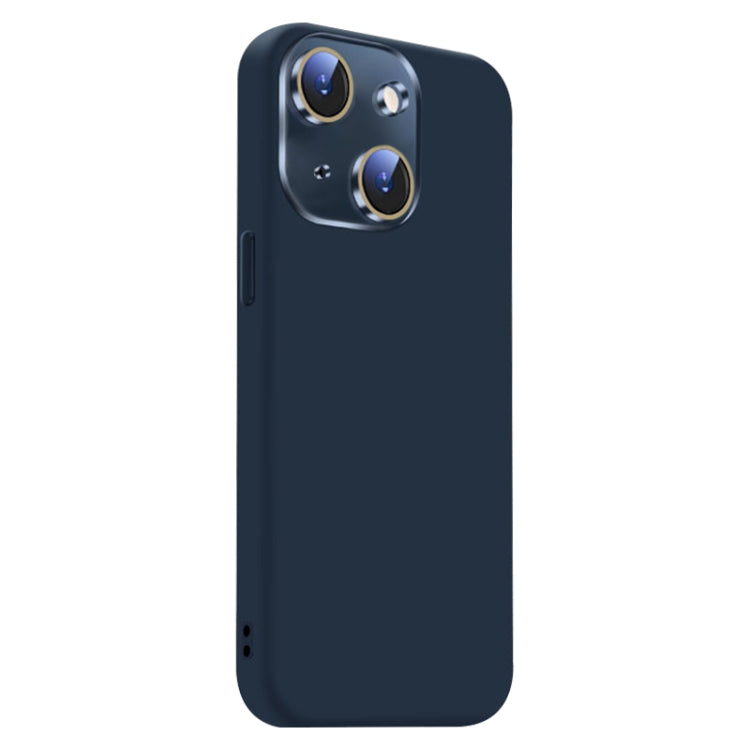 For iPhone 15 Nano Lens Cover Liquid Silicone Phone Case