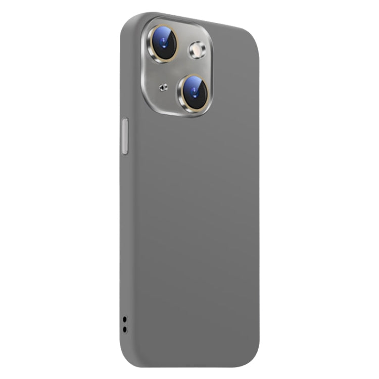 For iPhone 15 Nano Lens Cover Liquid Silicone Phone Case