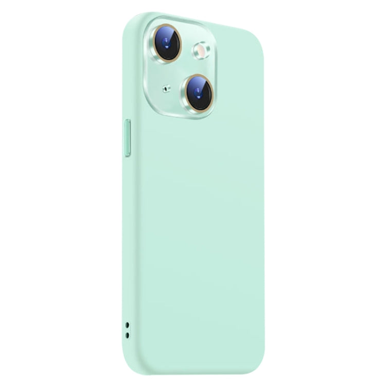 For iPhone 15 Nano Lens Cover Liquid Silicone Phone Case