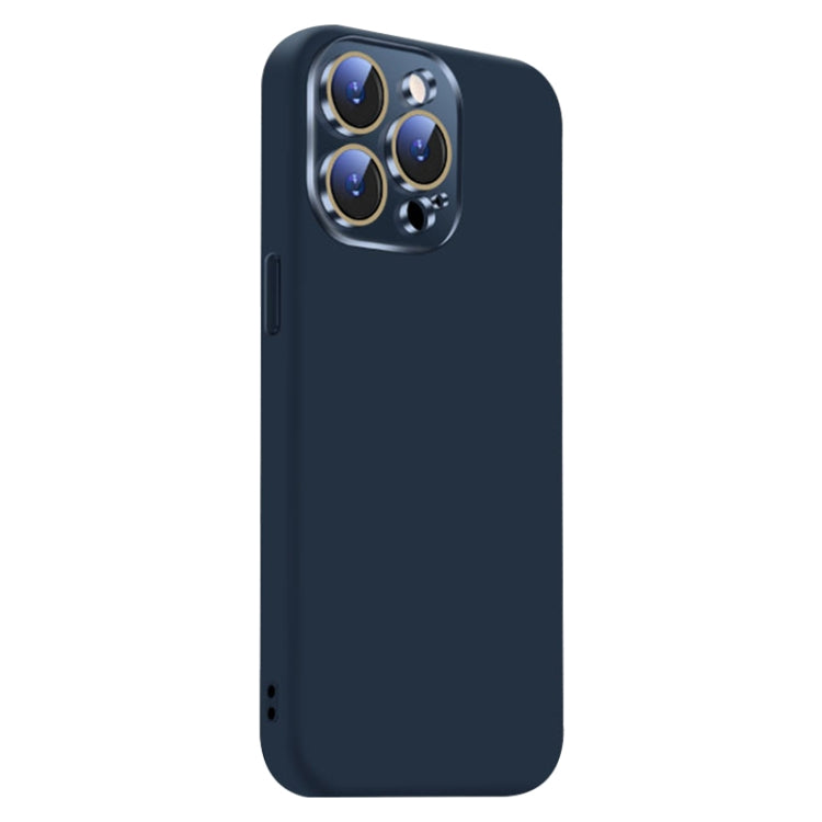 For iPhone 14 Pro Nano Lens Cover Liquid Silicone Phone Case
