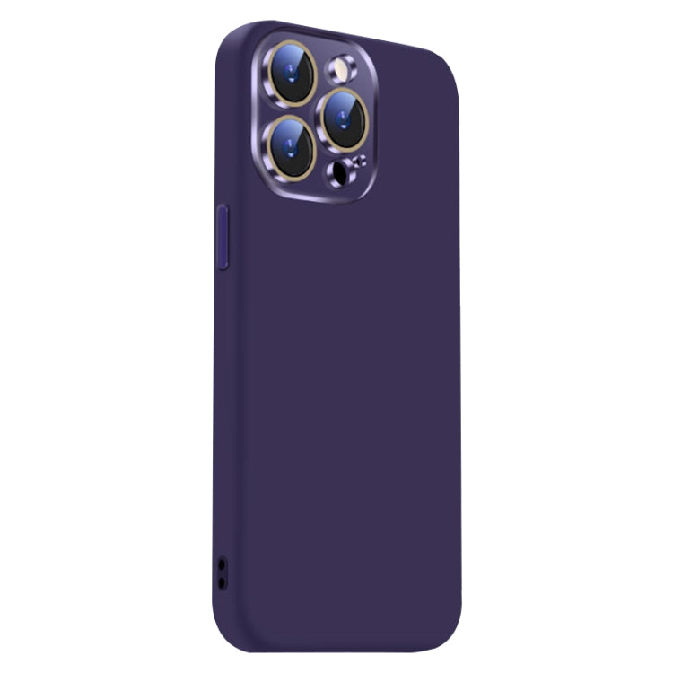 For iPhone 14 Pro Max Nano Lens Cover Liquid Silicone Phone Case