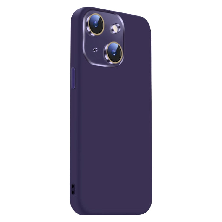 For iPhone 13 Nano Lens Cover Liquid Silicone Phone Case