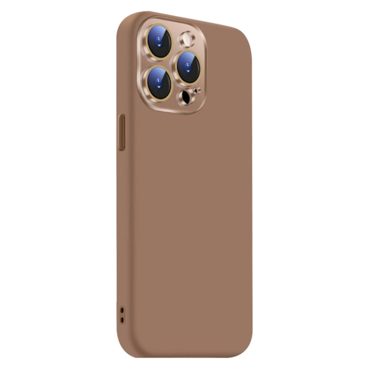 For iPhone 12 Pro Nano Lens Cover Liquid Silicone Phone Case