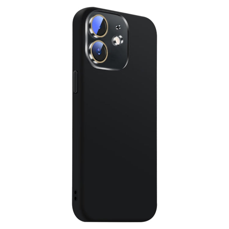 For iPhone 12 Nano Lens Cover Liquid Silicone Phone Case