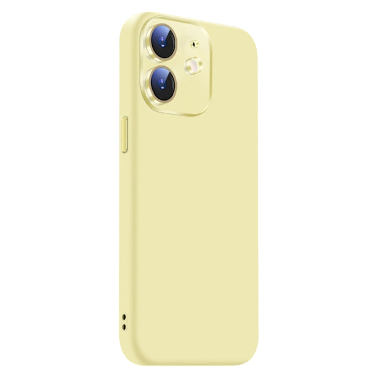 For iPhone 12 Nano Lens Cover Liquid Silicone Phone Case