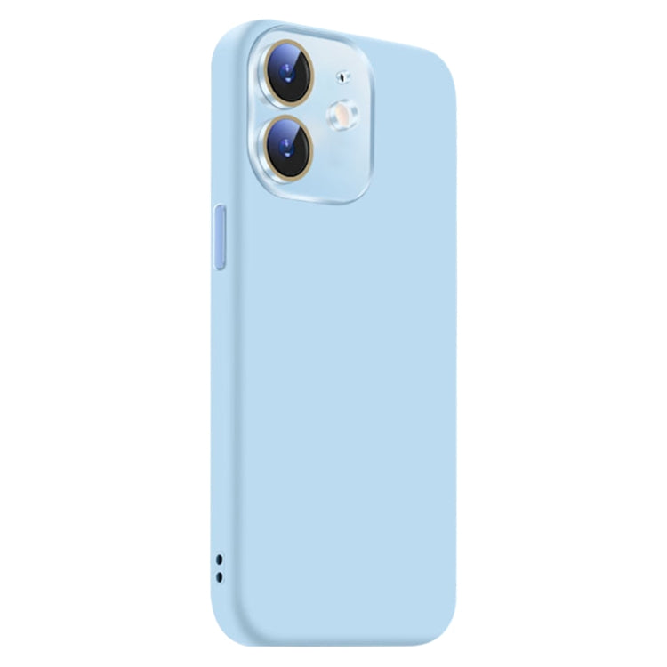 For iPhone 12 Nano Lens Cover Liquid Silicone Phone Case