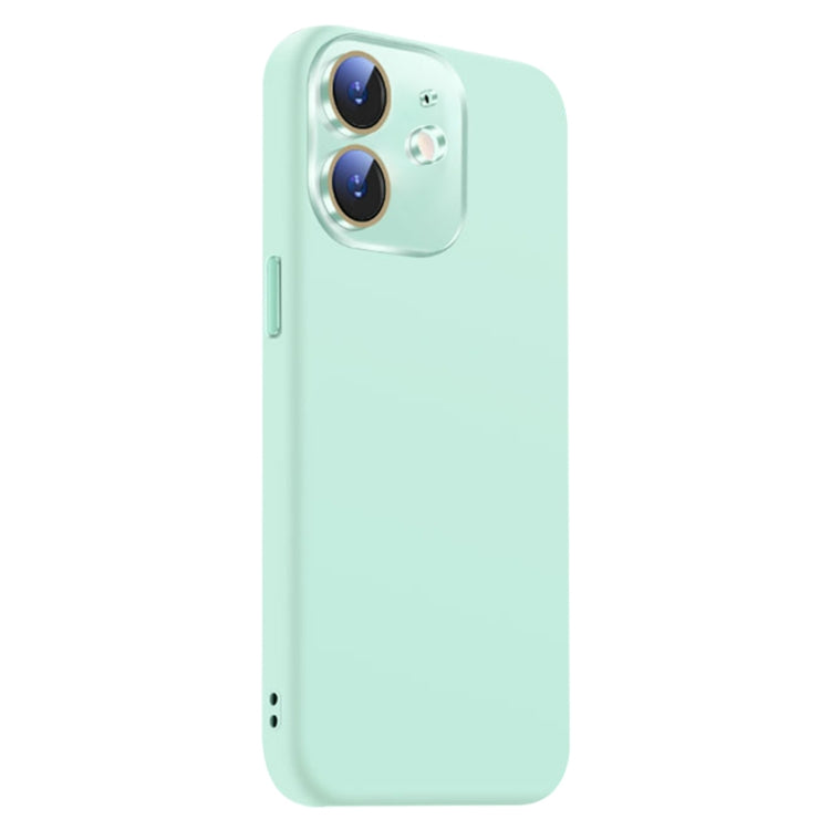 For iPhone 12 Nano Lens Cover Liquid Silicone Phone Case