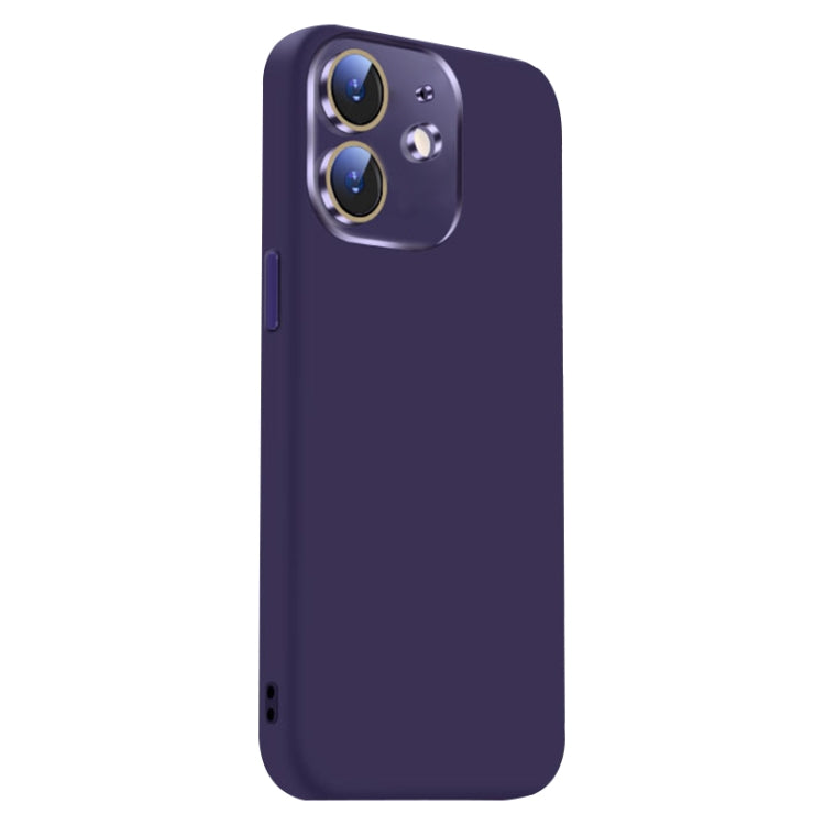 For iPhone 12 Nano Lens Cover Liquid Silicone Phone Case