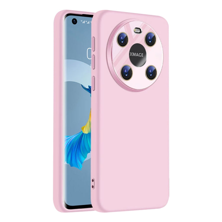 For Huawei Mate 40 Nano Lens Cover Liquid Silicone Phone Case
