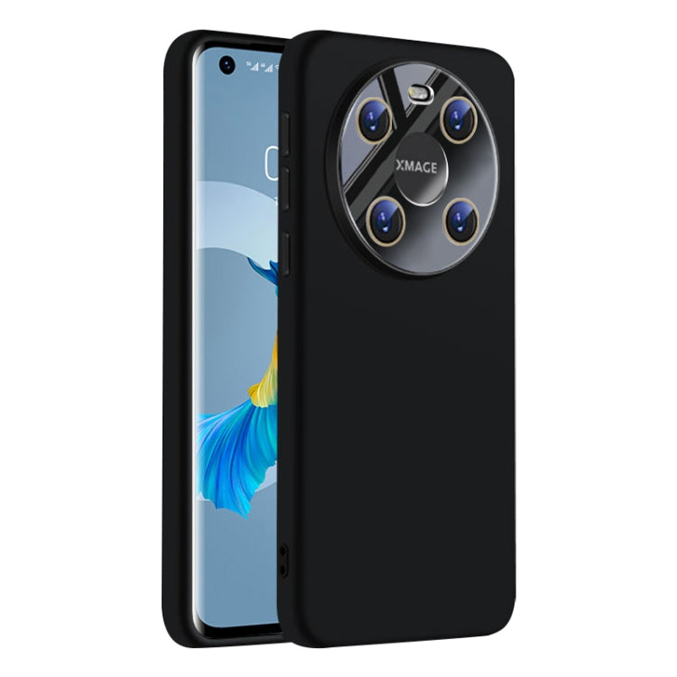For Huawei Mate 40 Nano Lens Cover Liquid Silicone Phone Case