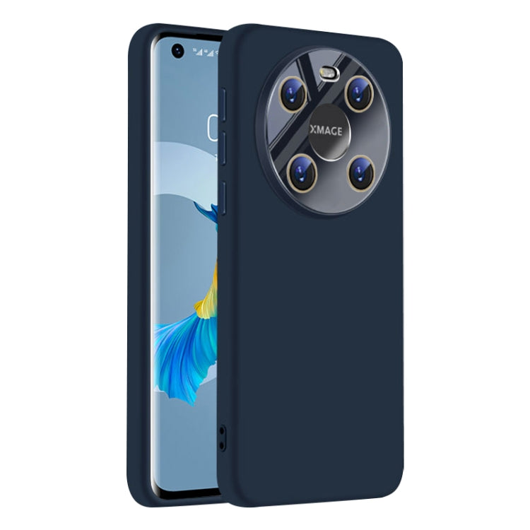 For Huawei Mate 40 Nano Lens Cover Liquid Silicone Phone Case