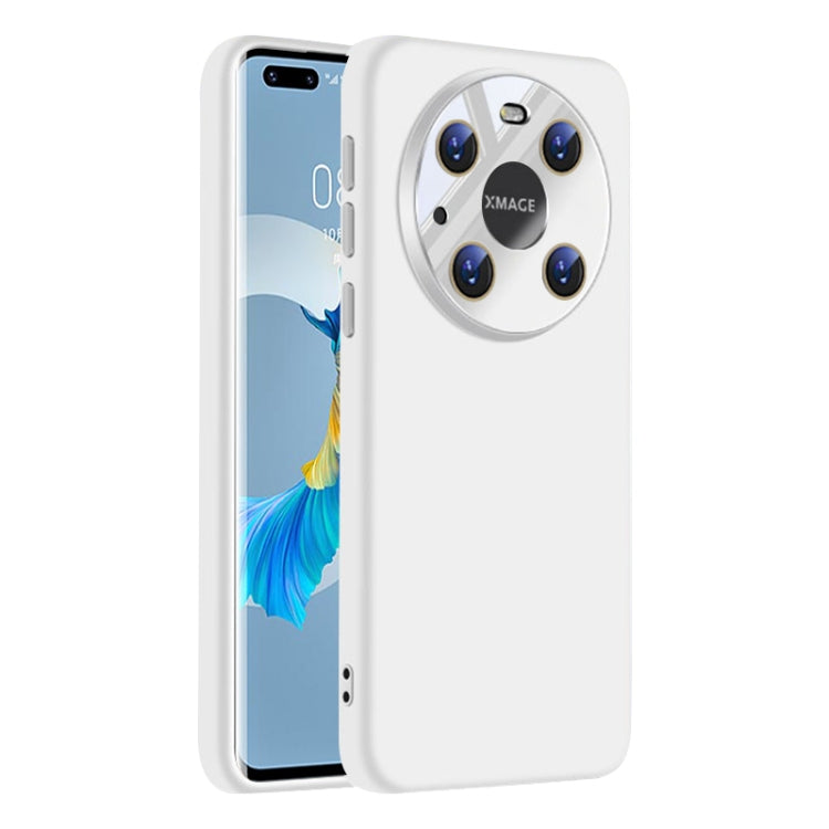 For Huawei Mate 40 Pro Nano Lens Cover Liquid Silicone Phone Case
