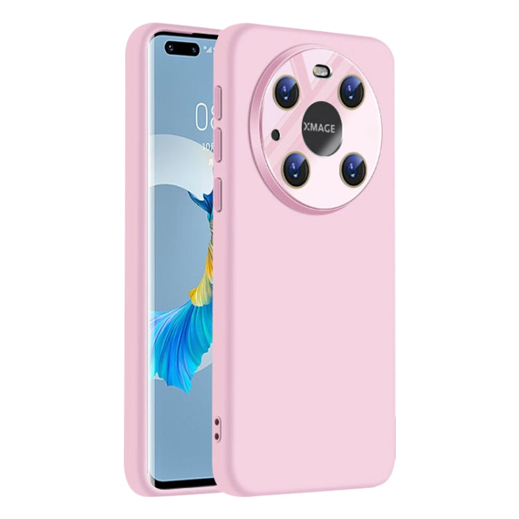 For Huawei Mate 40 Pro Nano Lens Cover Liquid Silicone Phone Case