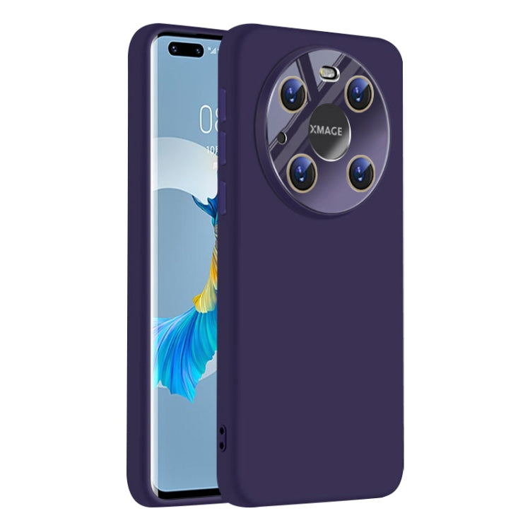 For Huawei Mate 40 Pro Nano Lens Cover Liquid Silicone Phone Case