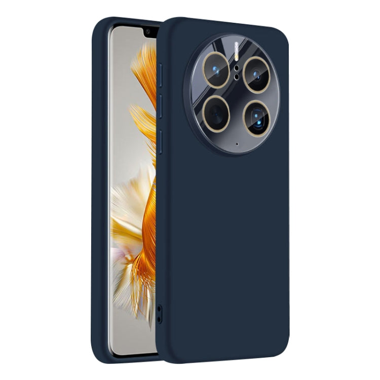 For Huawei Mate 50 Pro Nano Lens Cover Liquid Silicone Phone Case