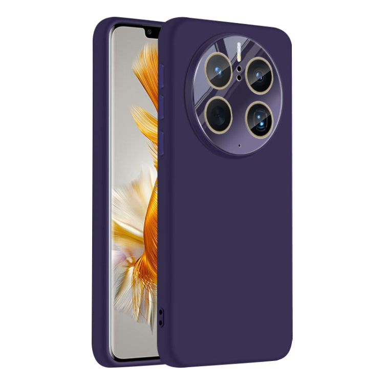 For Huawei Mate 50 Pro Nano Lens Cover Liquid Silicone Phone Case
