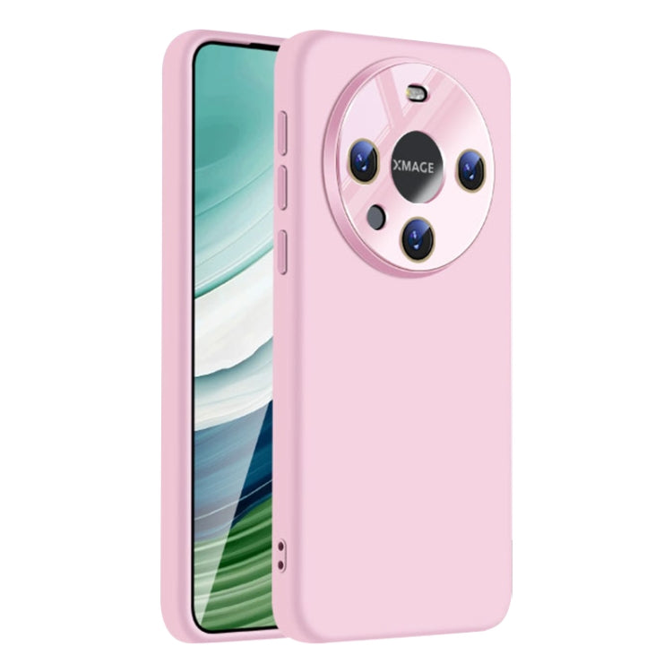 For Huawei Mate 60 Nano Lens Cover Liquid Silicone Phone Case