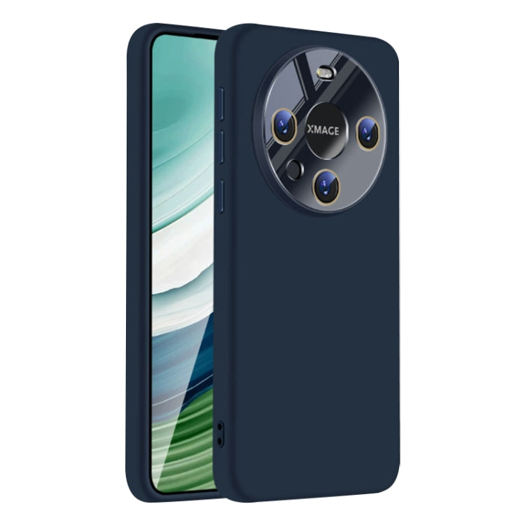 For Huawei Mate 60 Nano Lens Cover Liquid Silicone Phone Case