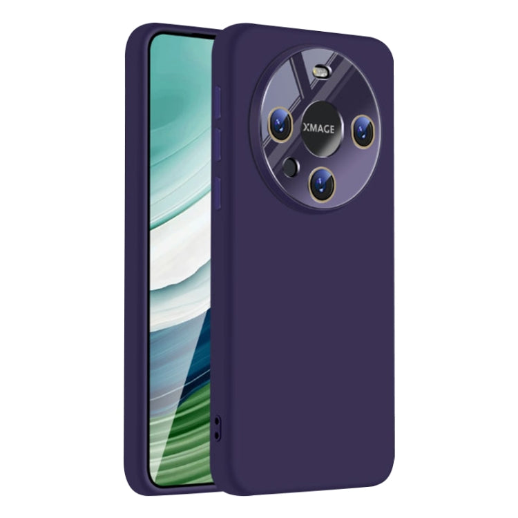 For Huawei Mate 60 Nano Lens Cover Liquid Silicone Phone Case