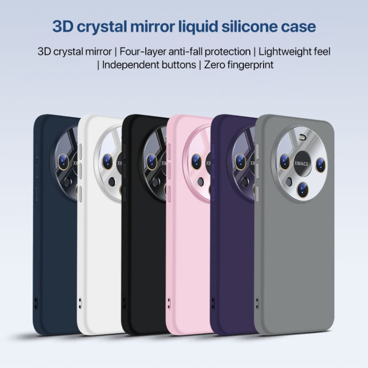 For Huawei Mate 60 Nano Lens Cover Liquid Silicone Phone Case