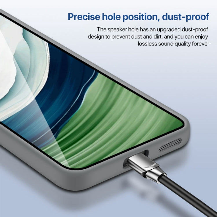 For Huawei Mate 60 Nano Lens Cover Liquid Silicone Phone Case