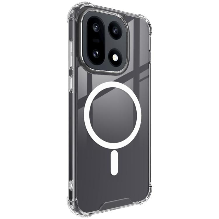 For OnePlus 15 imak Space Shield PC + TPU Airbag Shockproof MagSafe Phone Case - Transparent