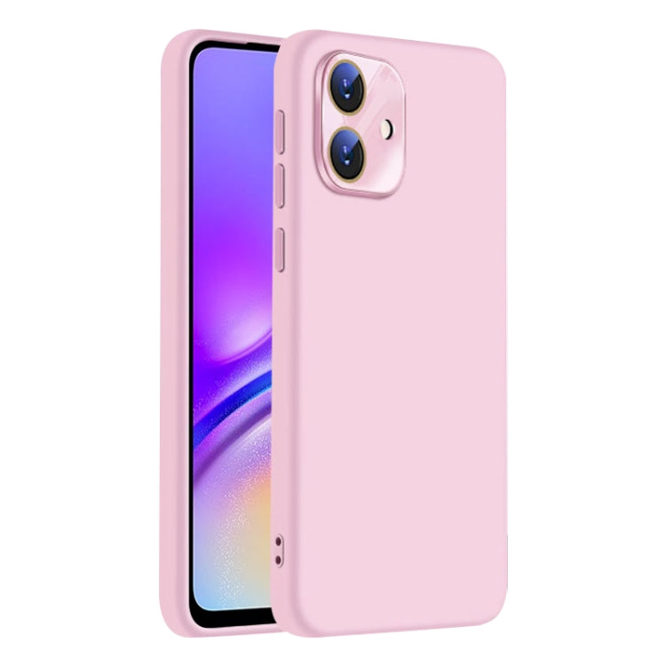 For Samsung Galaxy A05 Nano Lens Cover Liquid Silicone Phone Case