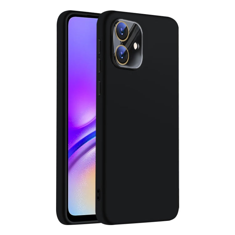 For Samsung Galaxy A05 Nano Lens Cover Liquid Silicone Phone Case