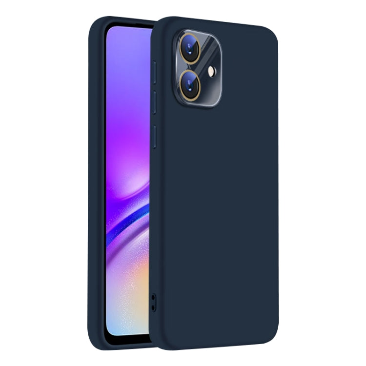 For Samsung Galaxy A05 Nano Lens Cover Liquid Silicone Phone Case