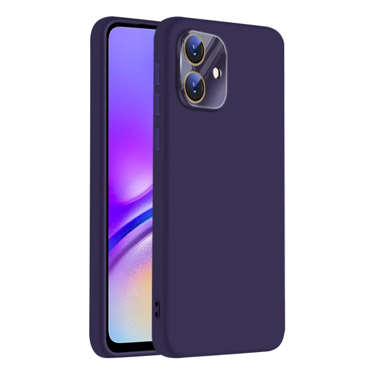 For Samsung Galaxy A05 Nano Lens Cover Liquid Silicone Phone Case