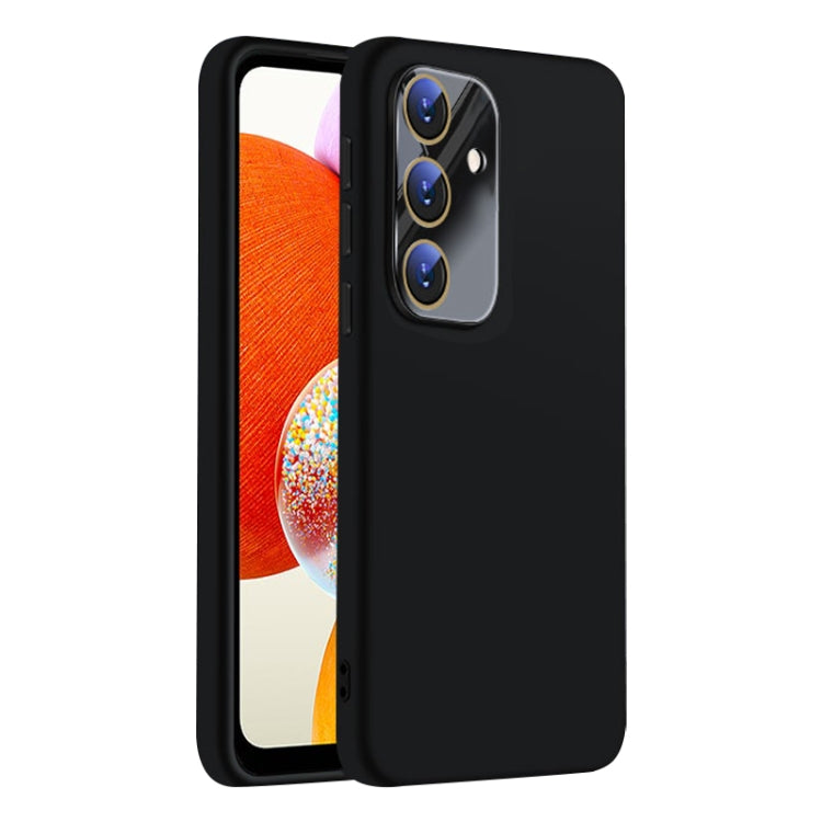 For Samsung Galaxy A14 Nano Lens Cover Liquid Silicone Phone Case