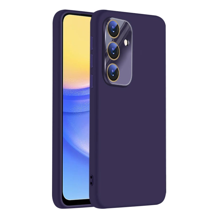 For Samsung Galaxy A15 Nano Lens Cover Liquid Silicone Phone Case