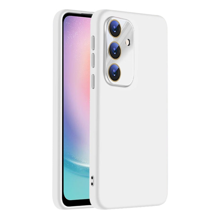 For Samsung Galaxy A24 5G Nano Lens Cover Liquid Silicone Phone Case