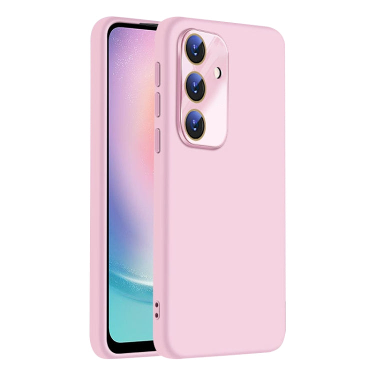 For Samsung Galaxy A24 5G Nano Lens Cover Liquid Silicone Phone Case