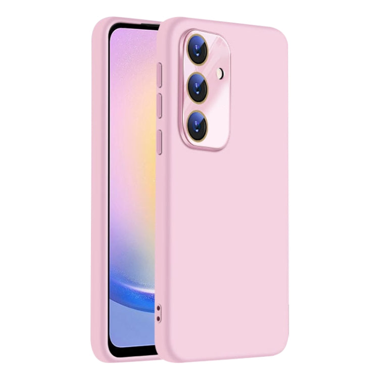 For Samsung Galaxy A25 5G Nano Lens Cover Liquid Silicone Phone Case