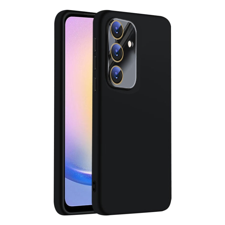 For Samsung Galaxy A25 5G Nano Lens Cover Liquid Silicone Phone Case
